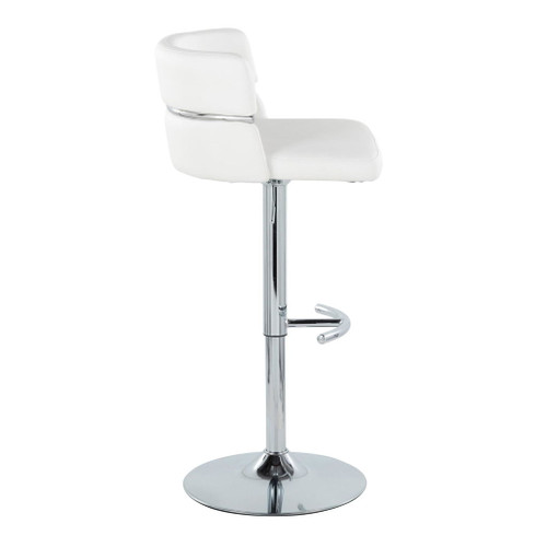 Cinch - Adjustable Barstool (Set of 2) - White