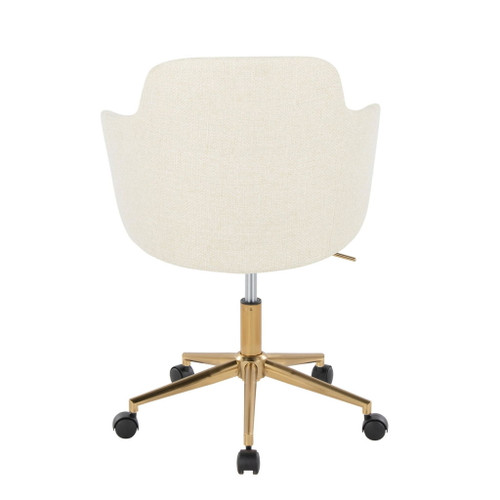 Boyne - Office Chair - Beige And Gold