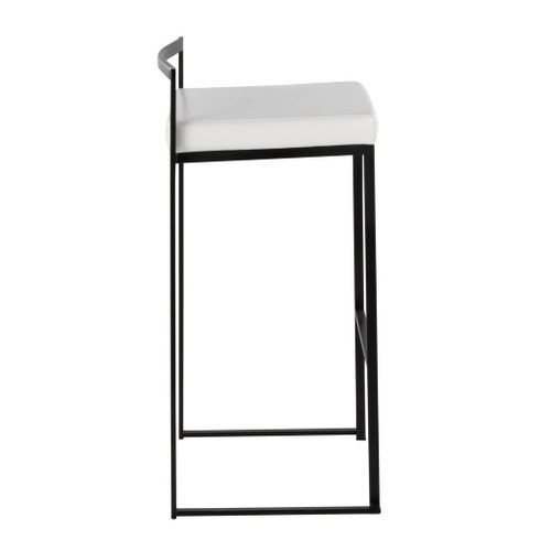 Fuji - Stackable Barstool - Black Metal