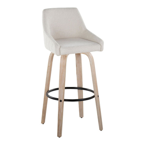 Hannah - 30" Fixed-Height Barstool With Swivel (Set of 2)