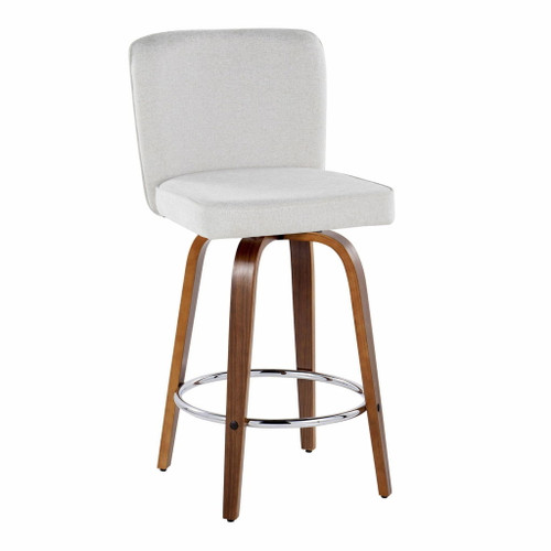Henry - 26" Fixed-Height Counter Stool With Swivel (Set of 2)