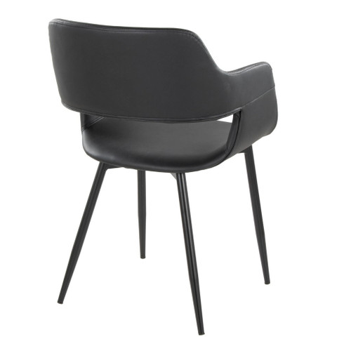 Margarite - Dining / Accent Chair - Black Metal (Set of 2)