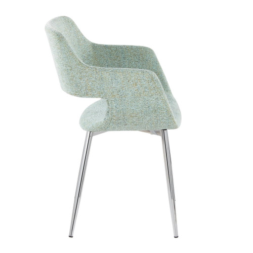 Margarite - Dining / Accent Chair - Chrome Metal (Set of 2)