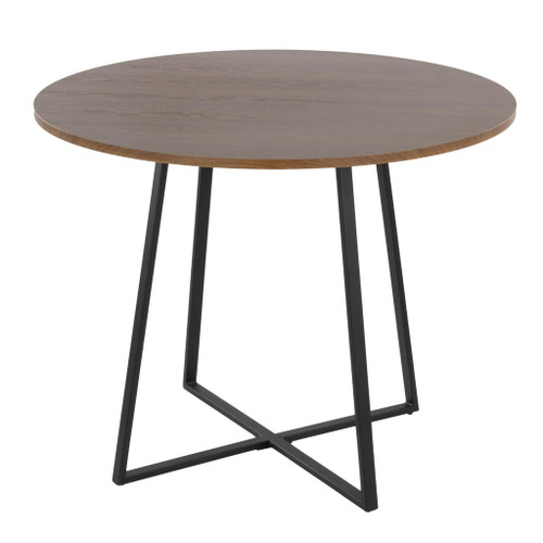 Cosmo - Canary Dining Table - Black Metal Base