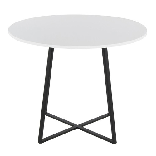 Cosmo - Canary Dining Table - Black Metal Base
