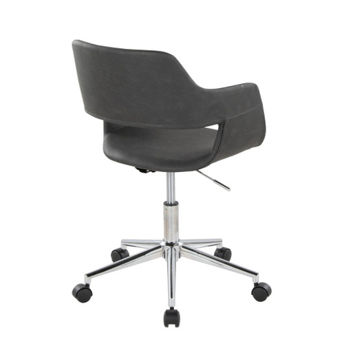 Margarite - Task Chair - Chrome Metal