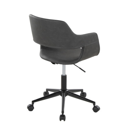 Margarite - Task Chair - Black Metal