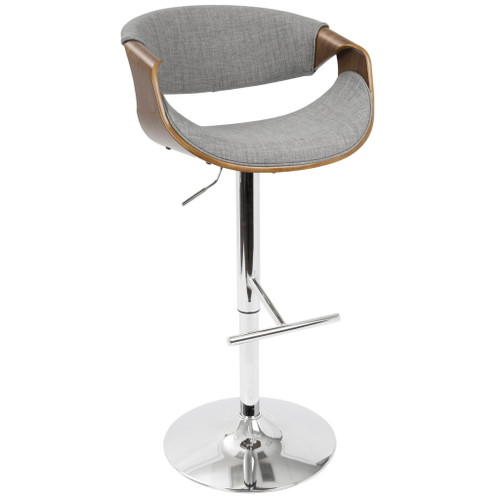 Curvo - Adjustable Barstool With Swivel