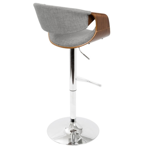 Curvo - Adjustable Barstool With Swivel