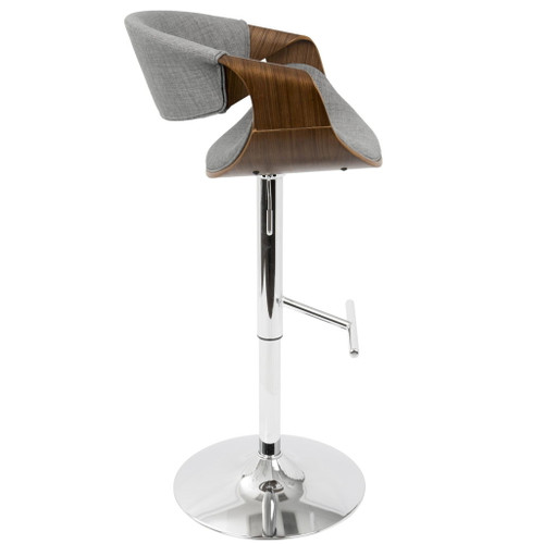 Curvo - Adjustable Barstool With Swivel