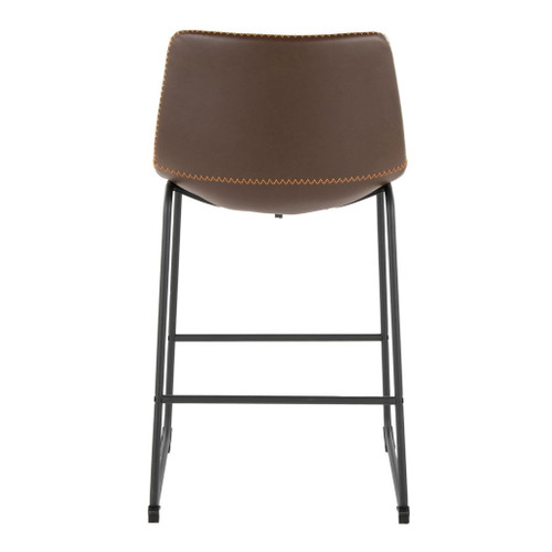 Duke - 26" Fixed-Height Stool - Black Metal