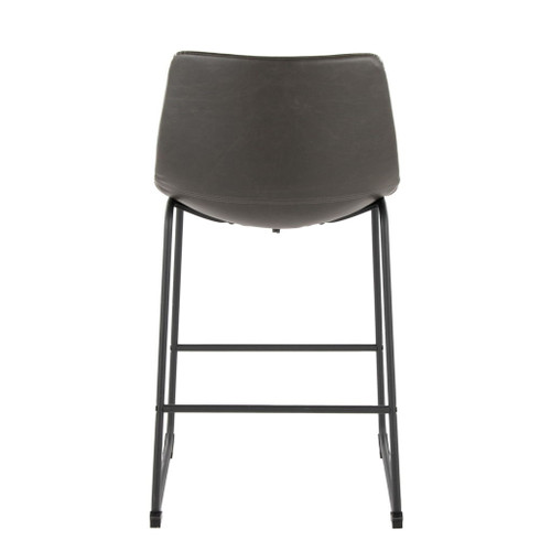 Duke - 26" Fixed-Height Stool - Black Metal