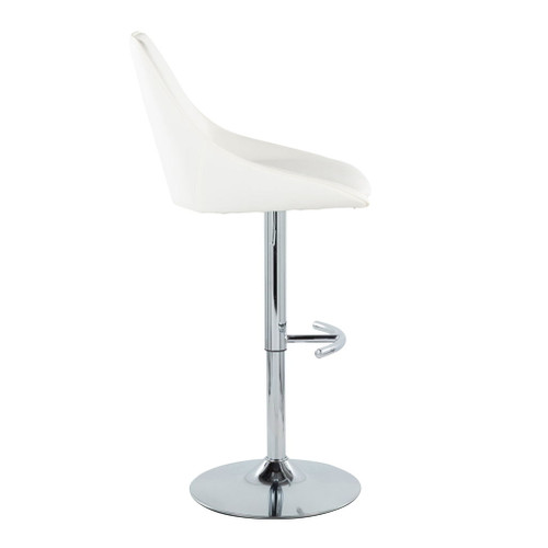 Diana - Adjustable Stool (Set of 2) - Chrome Base