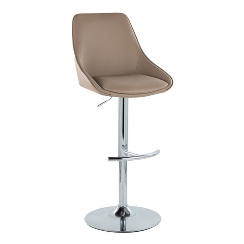 Diana - Adjustable Stool (Set of 2) - Chrome Base