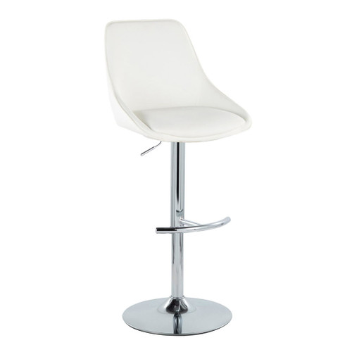 Diana - Adjustable Stool (Set of 2) - Chrome Base