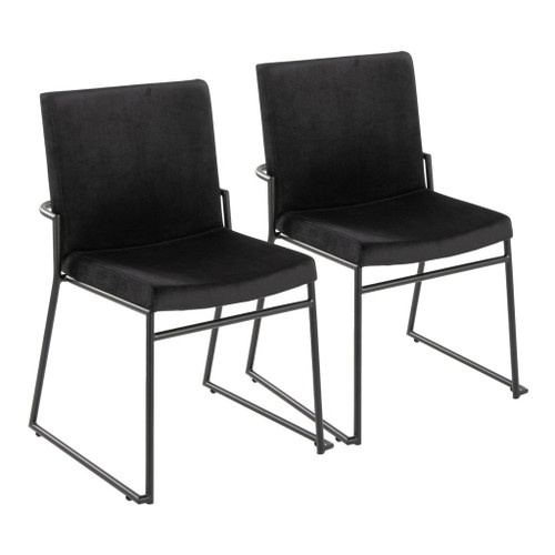 Dutchess - Dining Chair (Set of 2) - Black Metal
