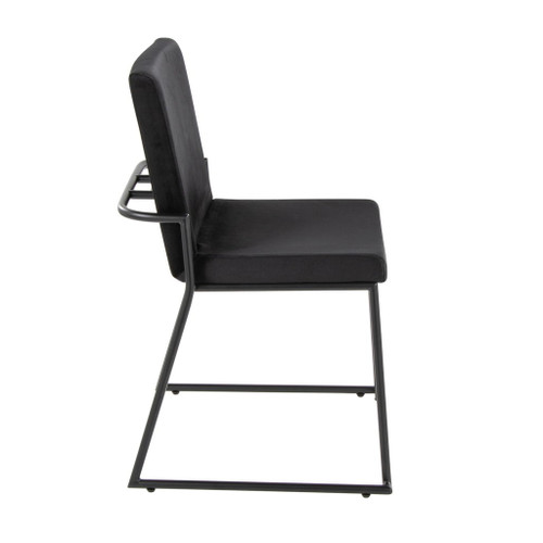 Dutchess - Dining Chair (Set of 2) - Black Metal