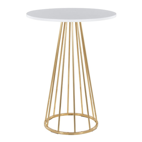 Canary - Counter Table - Gold Metal