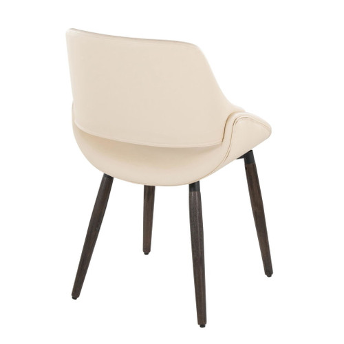 Fabrizzi - Accent / Dining Chair (Set of 2) - Dark Walnut Wood