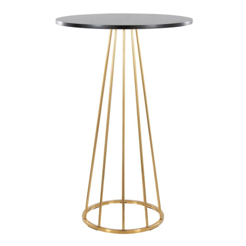 Canary - Bar Table - Gold Metal
