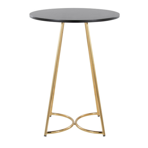 Cece - Counter Table - Gold Metal