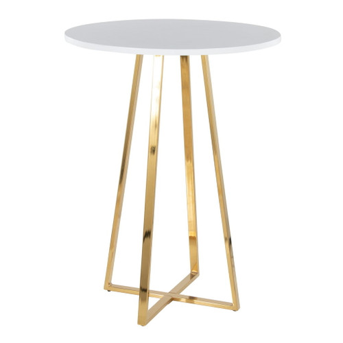 Cosmo - Counter Table - Gold Metal