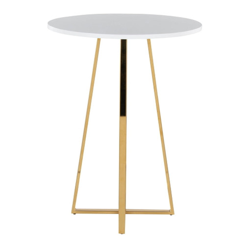 Cosmo - Counter Table - Gold Metal