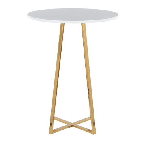 Cosmo - Counter Table - Gold Metal