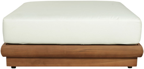 Mirella - Water Resistant Fabric Upholstered Outdoor Patio Modular Ottoman