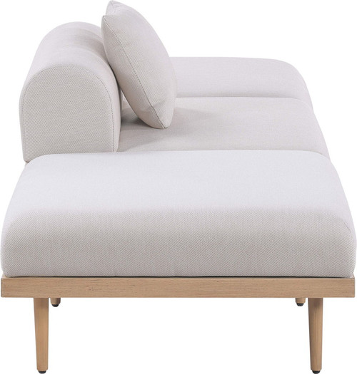 Laguna - 3 Piece Resilient Water Resistant Fabric Outdoor Patio Armless Modular Sofa