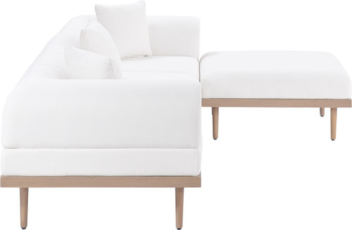 Laguna - 4 Piece 106.5" Upholstered Outdoor Patio Modular Sectional