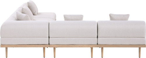 Laguna - 5 Piece 106.5" Upholstered Outdoor Patio Modular Sectional