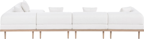 Laguna - 5 Piece 106.5" Upholstered Outdoor Patio Modular Sectional