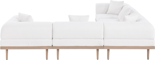 Laguna - 5 Piece 106.5" Upholstered Outdoor Patio Modular Sectional