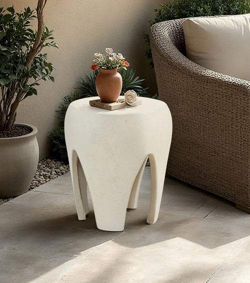 Moxie - Concrete And Fiberglass Indoor / Outdoor End Table