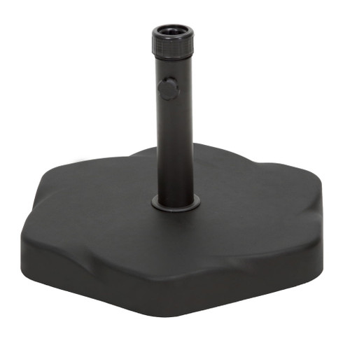 Umbrella Base With Hexagonal Shape - Black