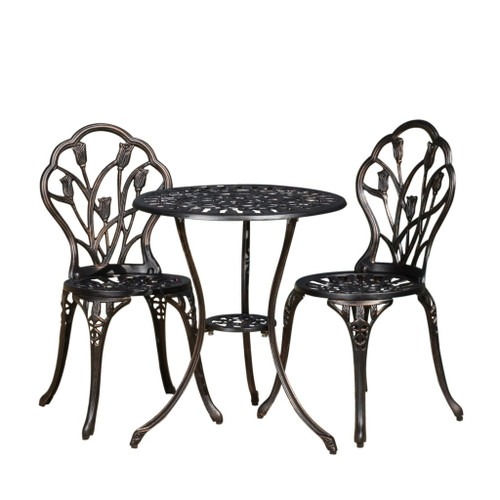 Nassau - Cast 3 Piece Bistro Set