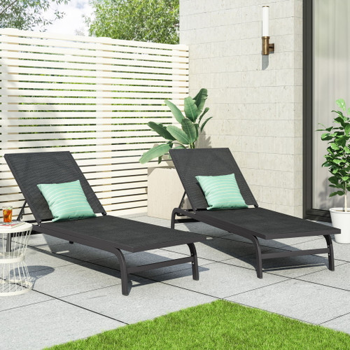 Finn - Contemporary Chaise Lounge For Outdoor Relaxation