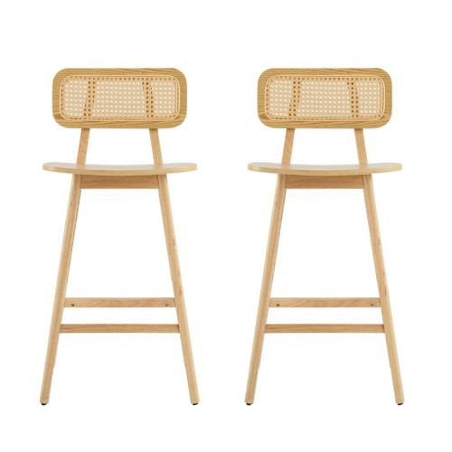 Bari - Indoor Wood Barstool (Set of 2)