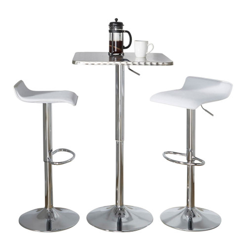 Ale - Square Bar Set - Chrome Metal