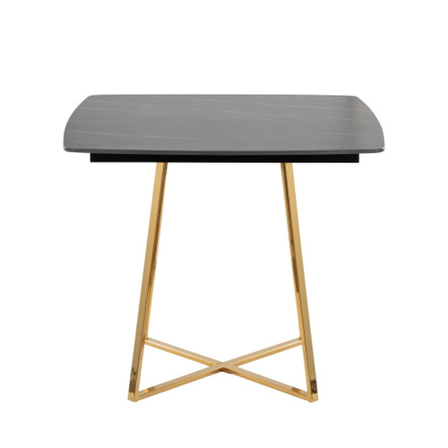 Folia - Dinette Table - Gold Metal