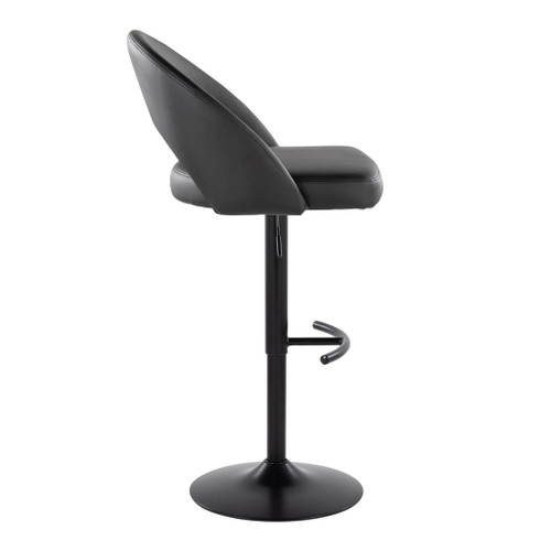 Renee - Adjustable Barstool (Set of 2) - Black Base