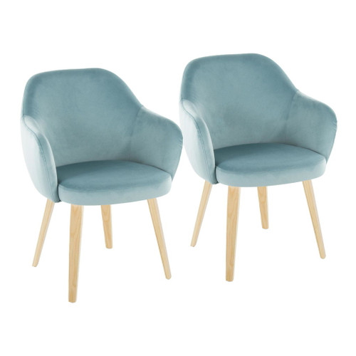 Buena - Dining Chair (Set of 2) - Natural Wood Legs