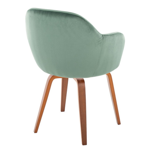 Buena - Dining Chair (Set of 2) - Walnut Wood Legs