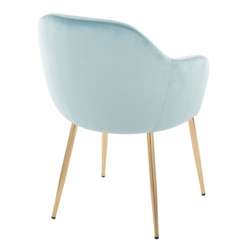 Buena - Dining Chair (Set of 2) - Gold Metal Legs