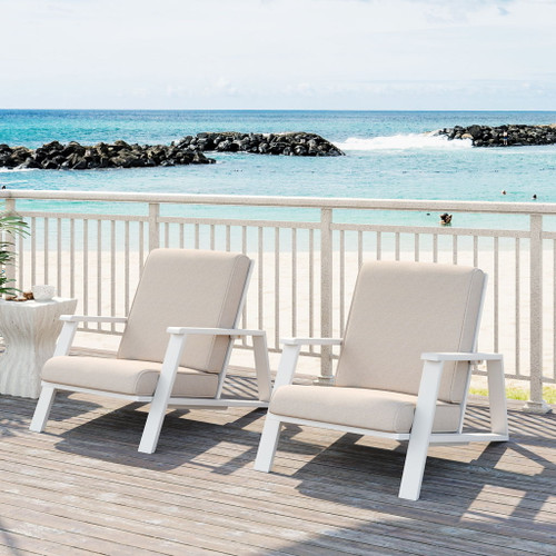 Outdoor Patio Lounge Chair (Set of 2)