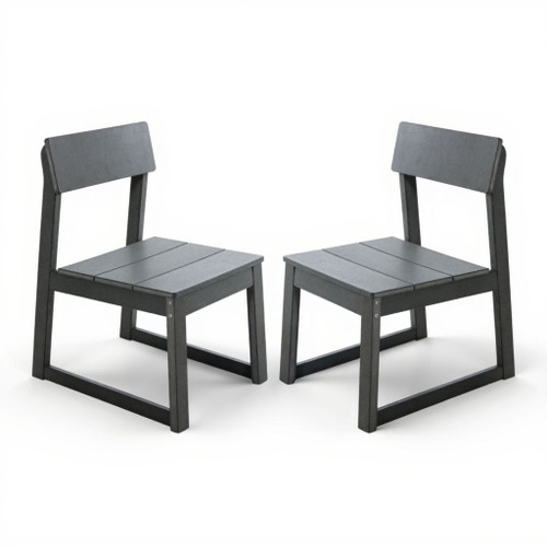 All Weather Patio Dining Chairs (Set of 2)