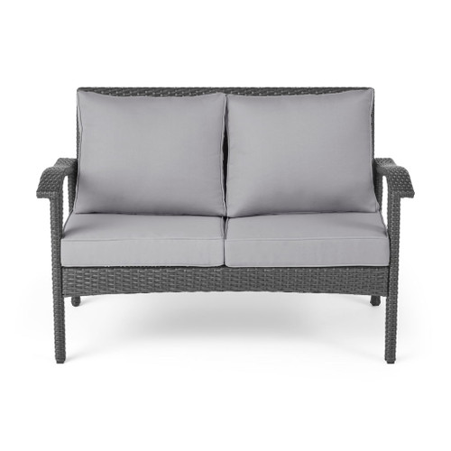 Honolulu - Loveseat - Gray / Silver