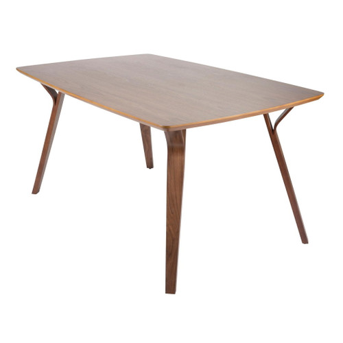Folia - Mid-Century Modern Dining Table - Walnut Wood
