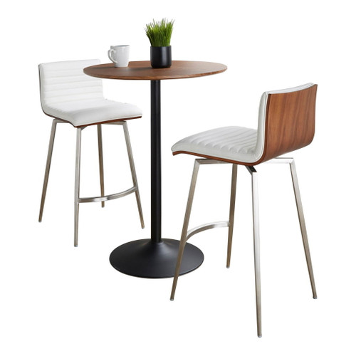 Pebble - 3 Piece Dining Set With Adjustable Table